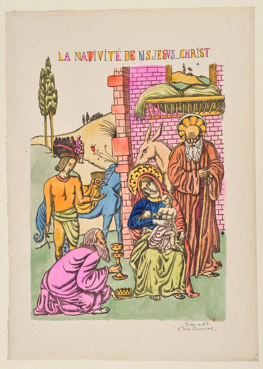 Die Geburt Jesu Christi av Emile Bernard