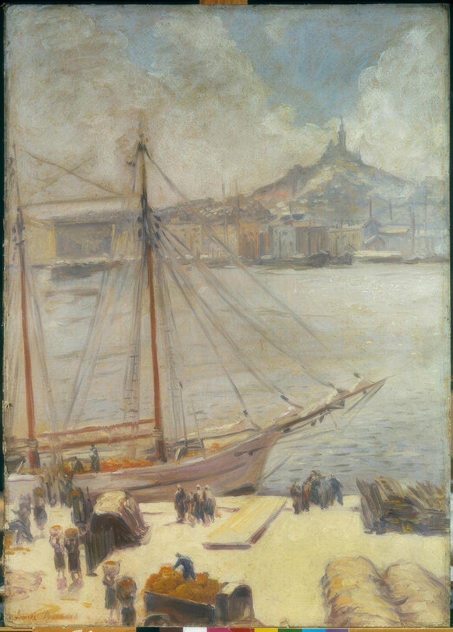 Marseille, kajen av Emile Bernard