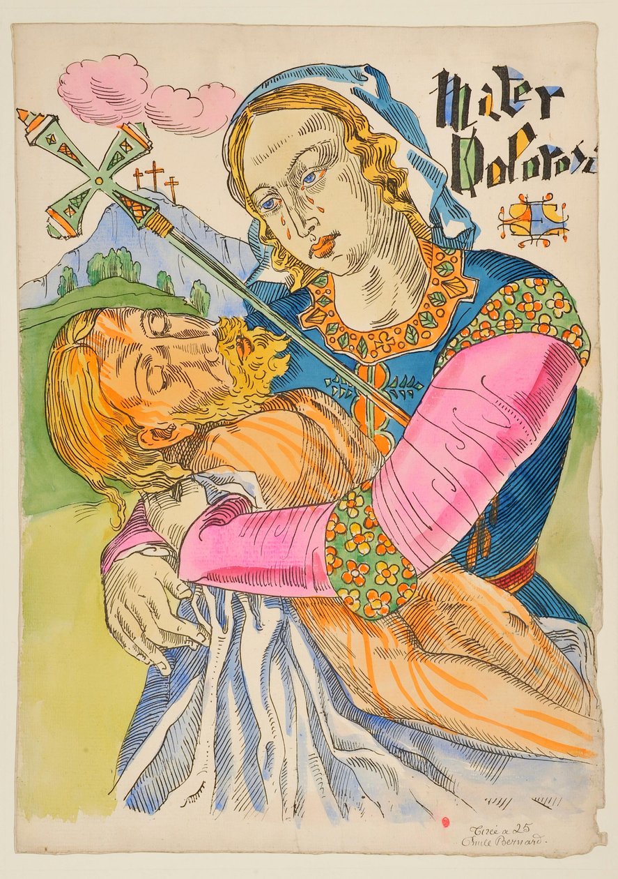 Smärtornas moder av Emile Bernard
