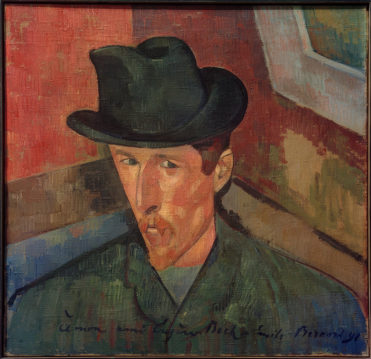 Porträtt av Eugène Boch av Emile Bernard