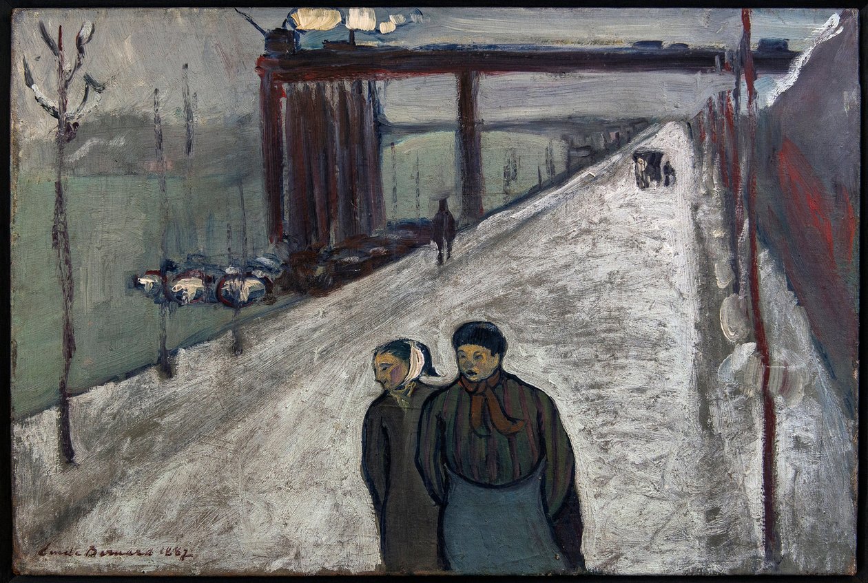 Quai de Clichy - 1887 (olja på duk) av Emile Bernard