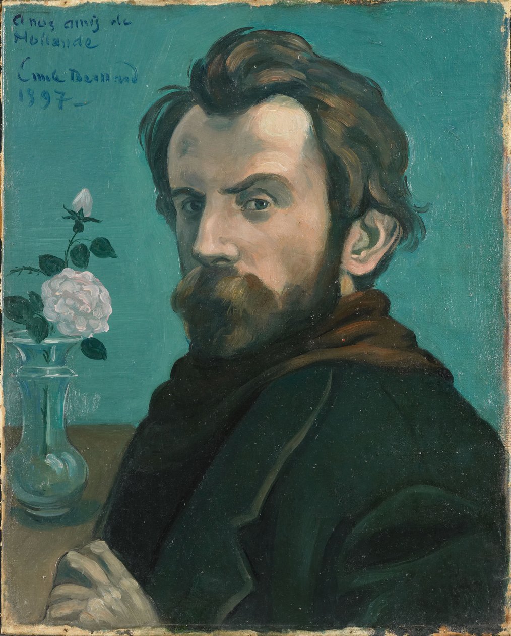 Självporträtt, 1897 av Emile Bernard