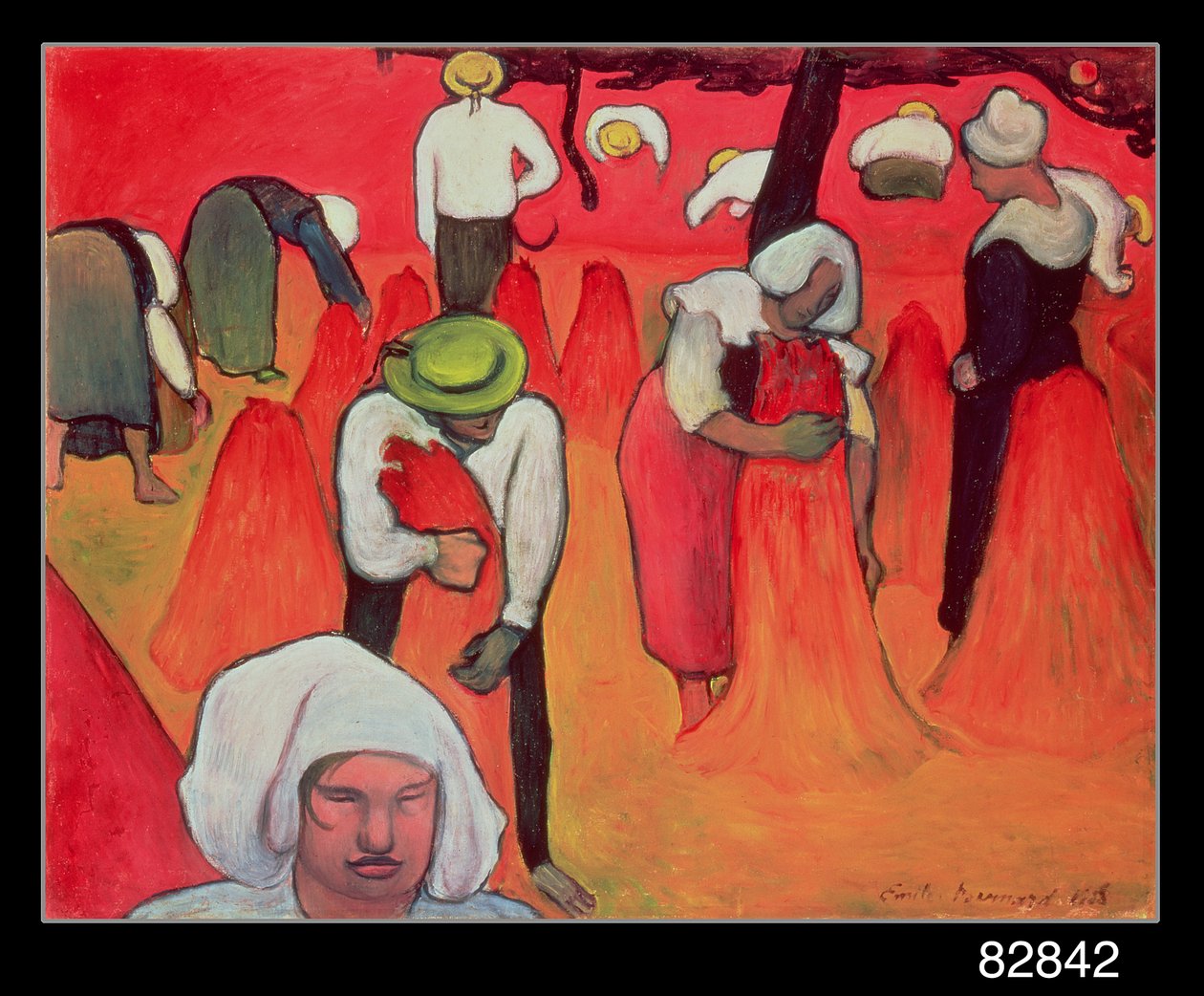 Boveteskörden, 1888 av Emile Bernard
