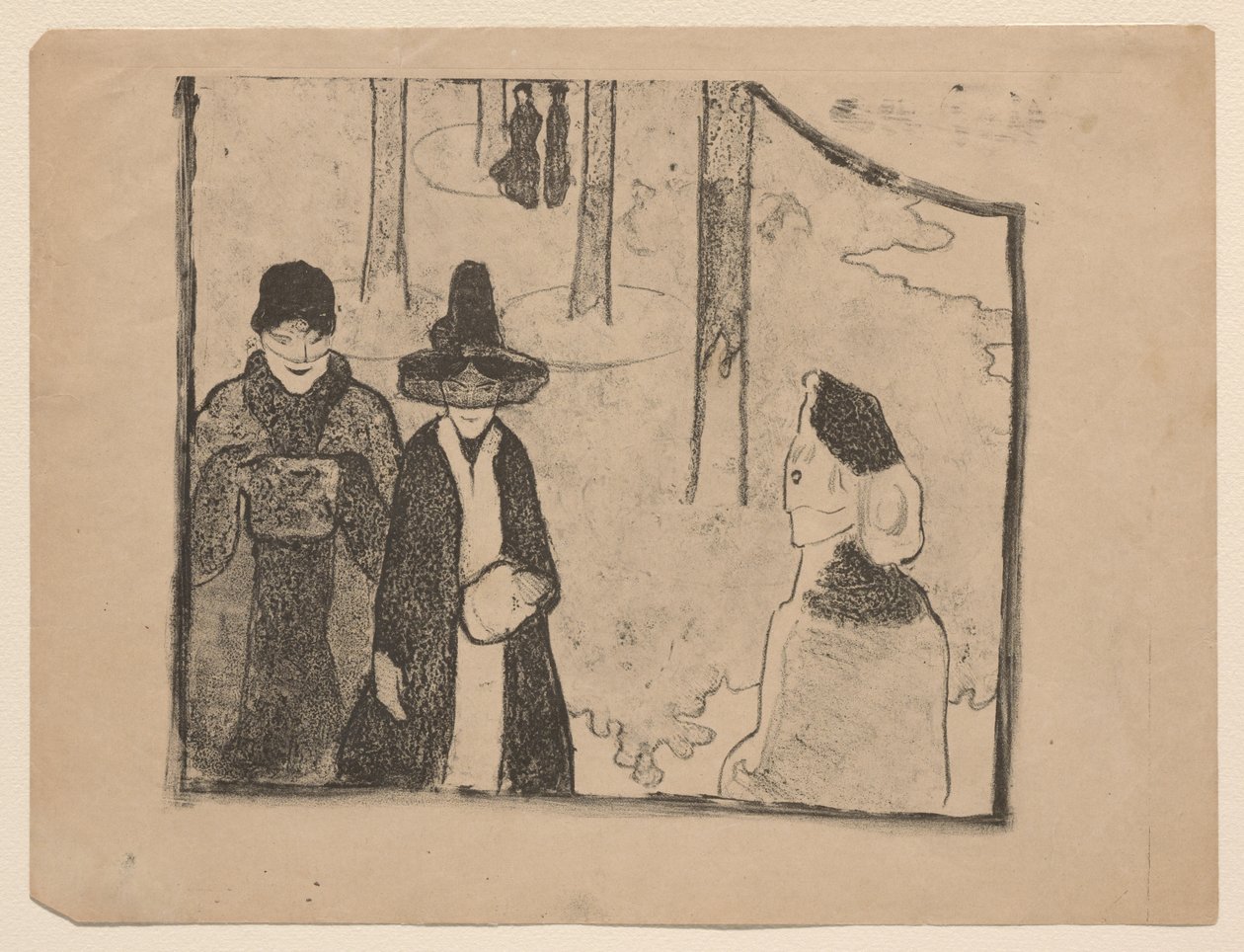 Promenaden av Emile Bernard