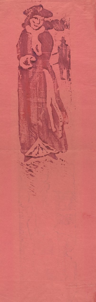 Kvinna med en muff (La Dame au Manchon) av Emile Bernard