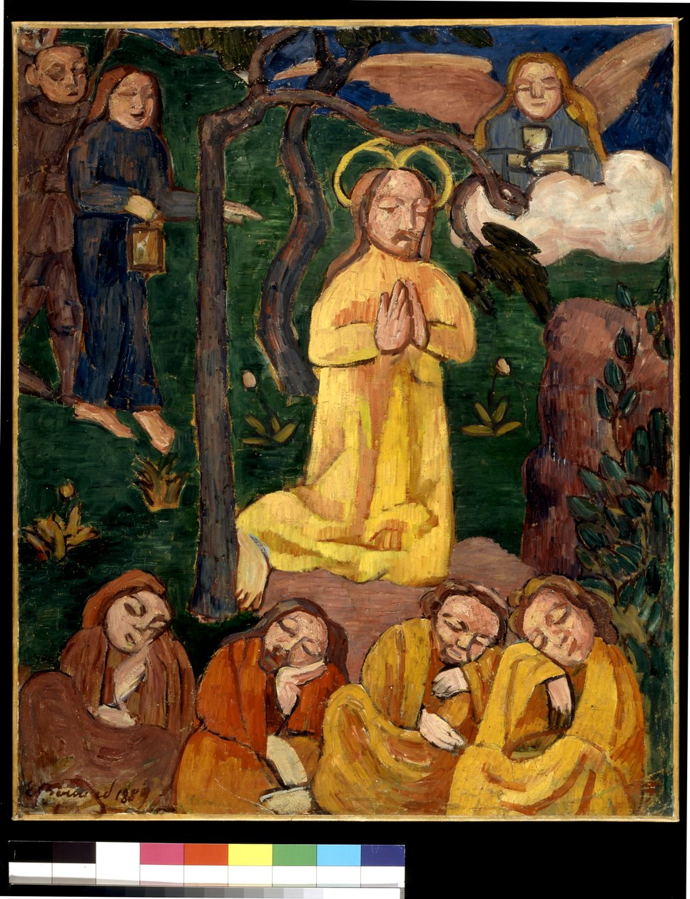 Gul Kristus (olja på duk) av Emile Bernard