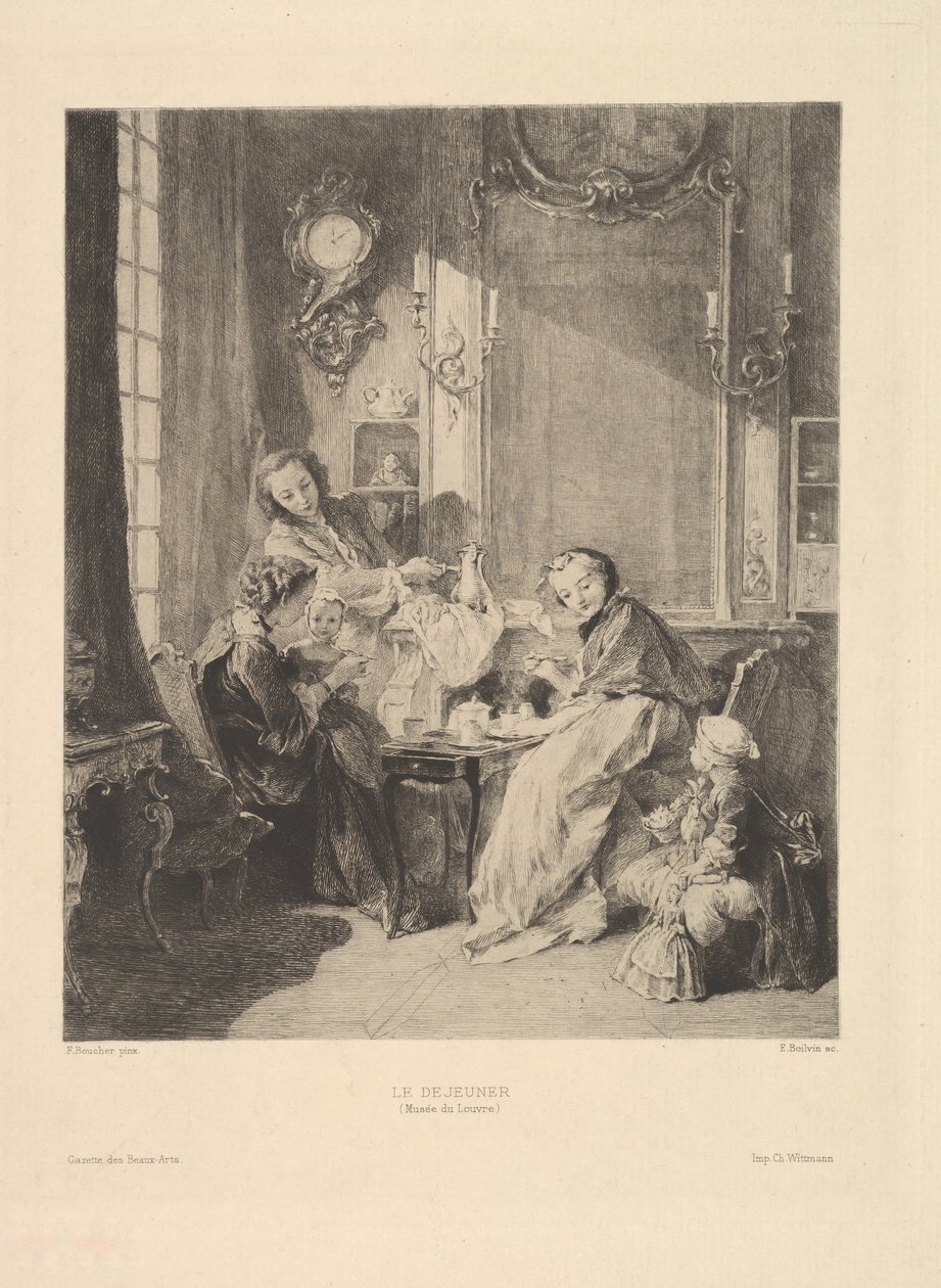 Frukost, 1897. av Emile Boilvin