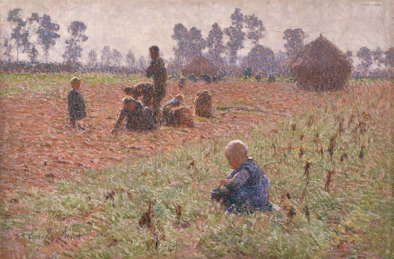 Arenläsare av Emile Claus