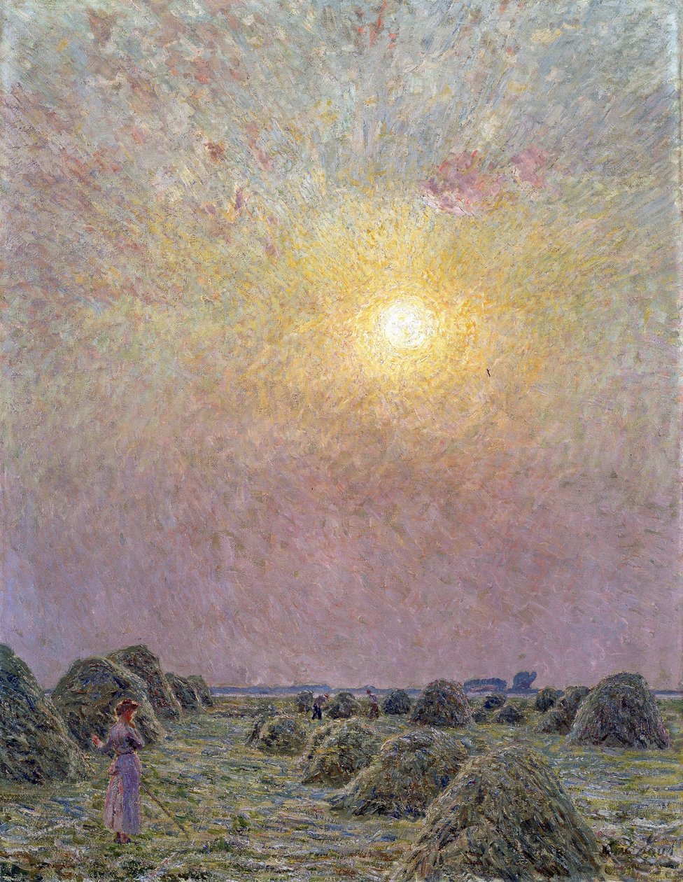 Nedgående sol av Emile Claus