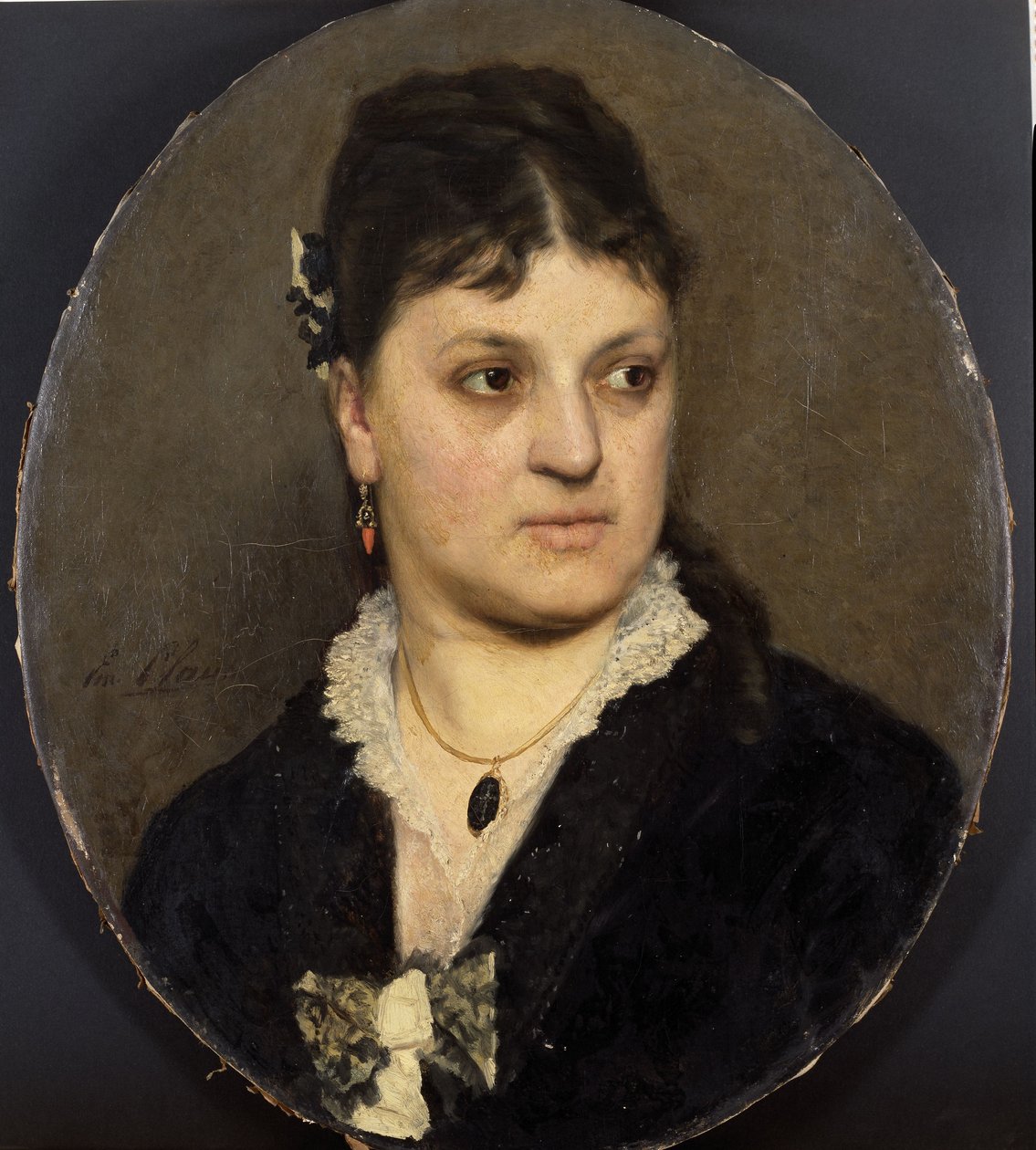 Porträtt av konstnären Marie Moreels av Emile Claus