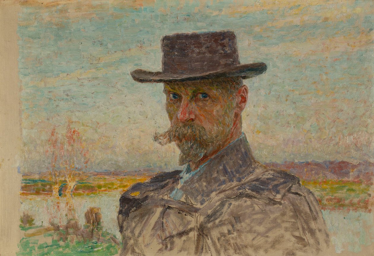 Självporträtt av Emile Claus