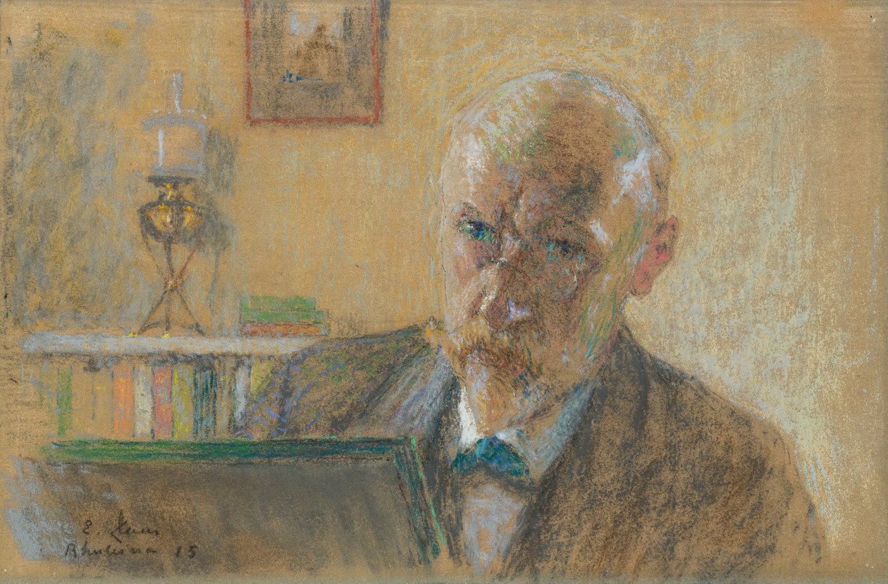 Självporträtt av Emile Claus