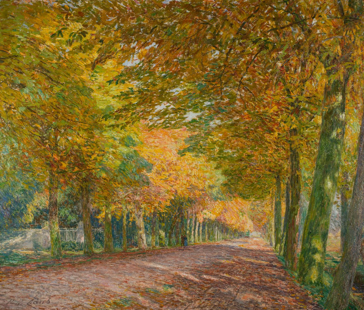 Solig allé av Emile Claus
