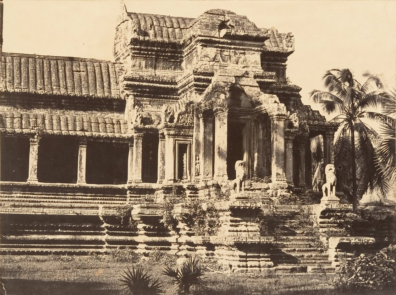 Entréportik till Grand Gallery of the Pagoda, 1866. av Emile Gsell