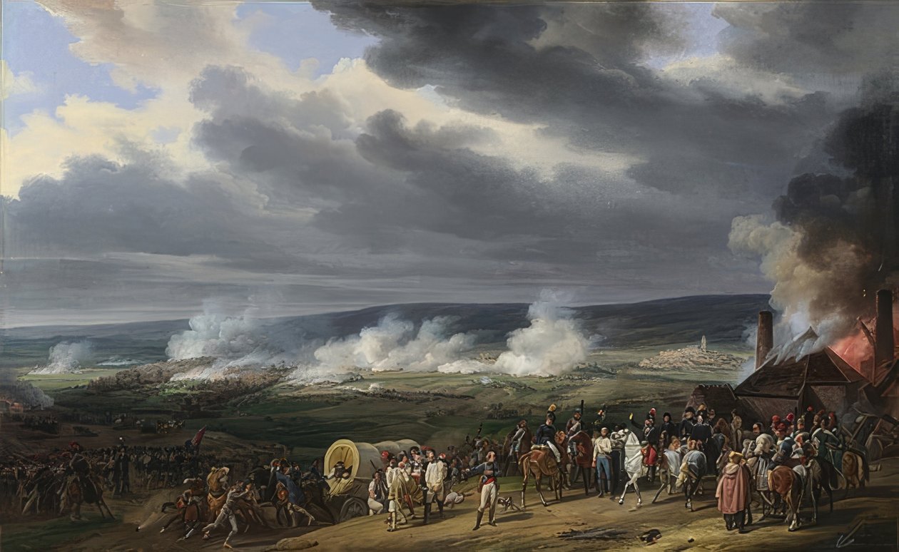 Slaget vid Jemappes. 1821 av Emile Jean Horace Vernet