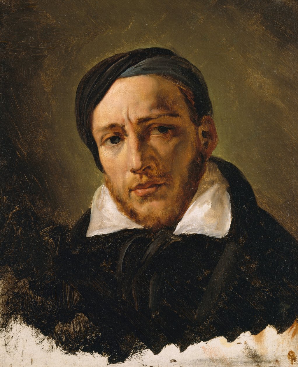 Jean-Louis-André-Théodore Gericault 1791-1824, troligen 1822 eller 1823. av Emile Jean Horace Vernet