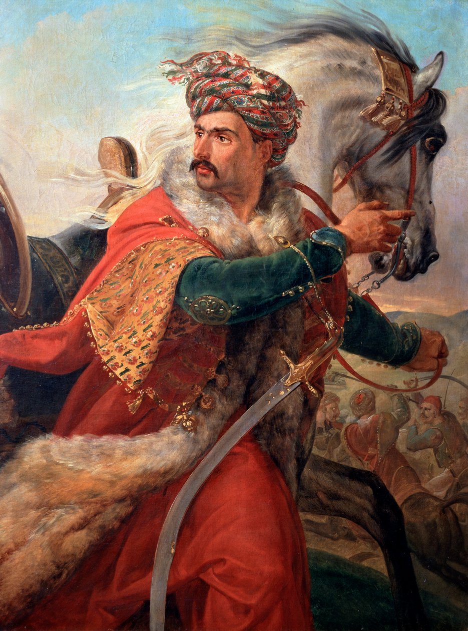 Mameluke, sent 1830-tal. av Emile Jean Horace Vernet