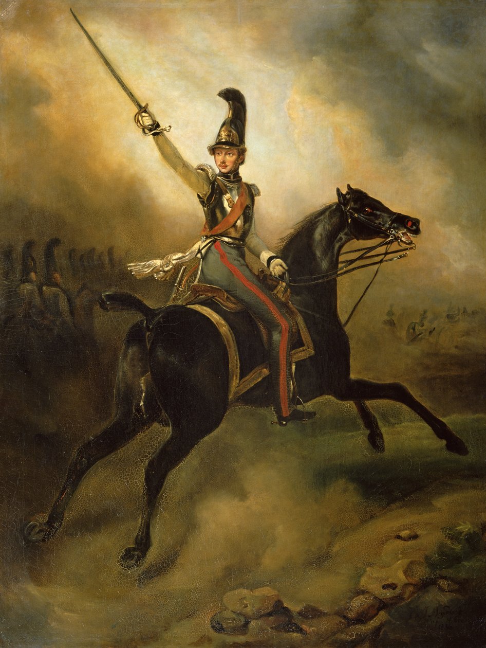 Porträtt av Friedrich Heinrich (1584-1647) 1830 av Emile Jean Horace Vernet