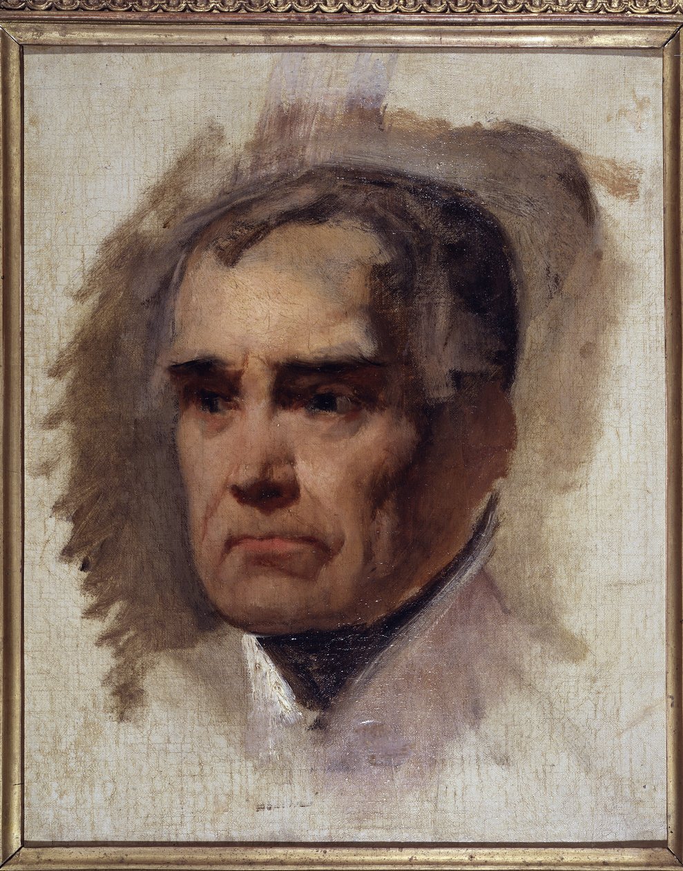 Porträtt av Henri Gatien, greve Bertrand av Emile Jean Horace Vernet
