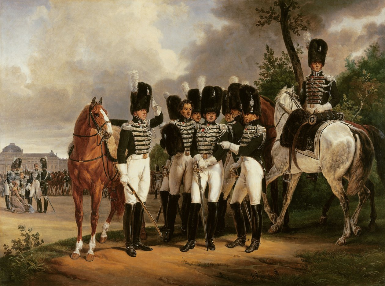 Porträtt av generalmarkisen de Talhout-Roy, 1818-19 av Emile Jean Horace Vernet