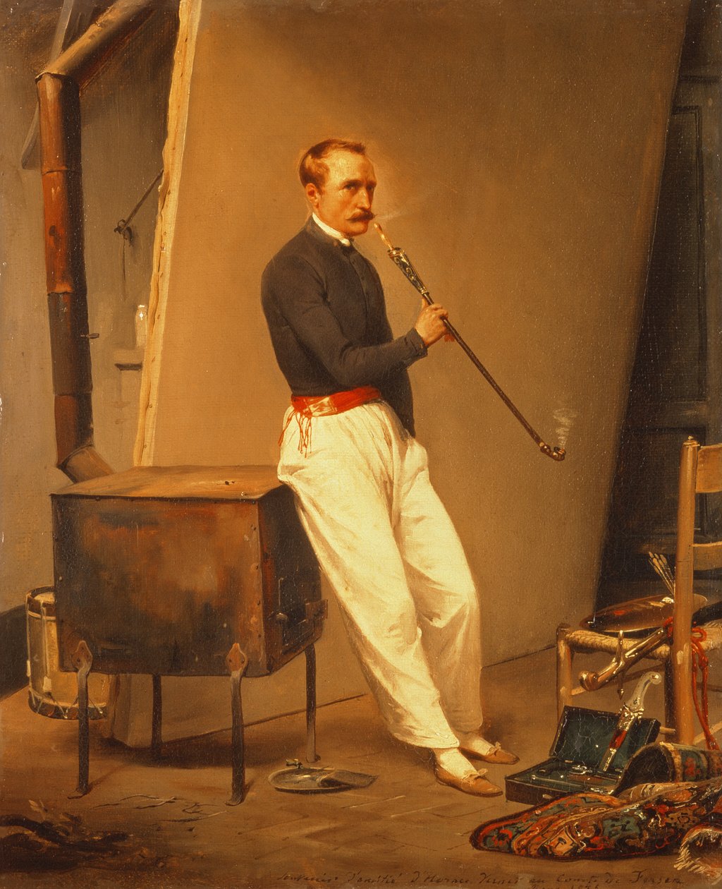 Självporträtt, 1835 av Emile Jean Horace Vernet