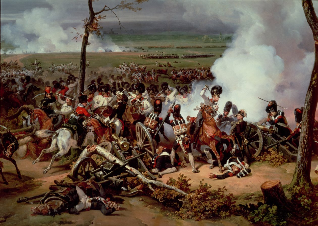 Slaget vid Hanau, 1813, 1824 (detaljer) av Emile Jean Horace Vernet