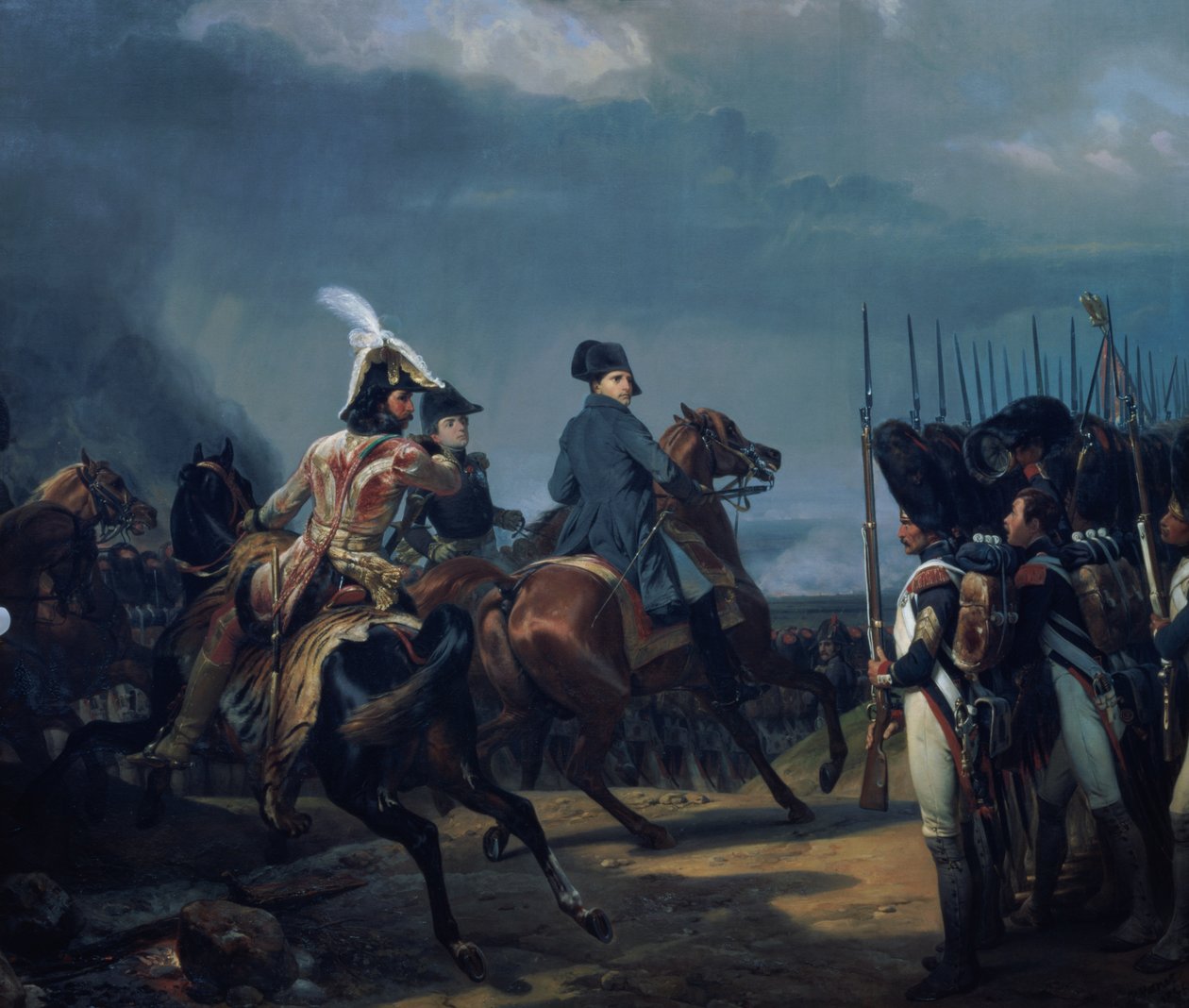 Slaget vid Iena, 14 oktober 1806 (för detaljer se 70309) av Emile Jean Horace Vernet