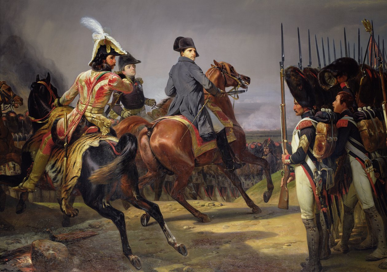 Slaget vid Iena, 14 oktober 1806, 1836 (uppgift om 82346) av Emile Jean Horace Vernet