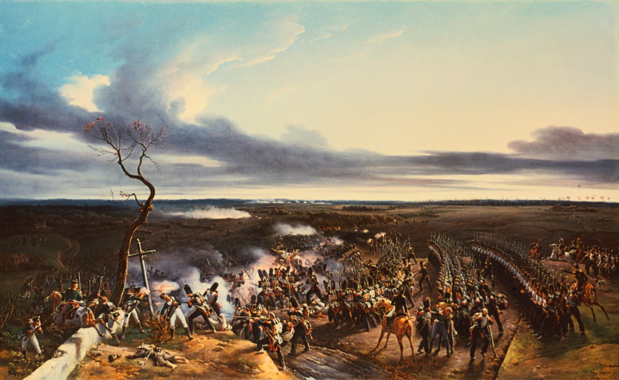 Slaget vid Montmirail, 11 februari 1814, 1822. av Emile Jean Horace Vernet