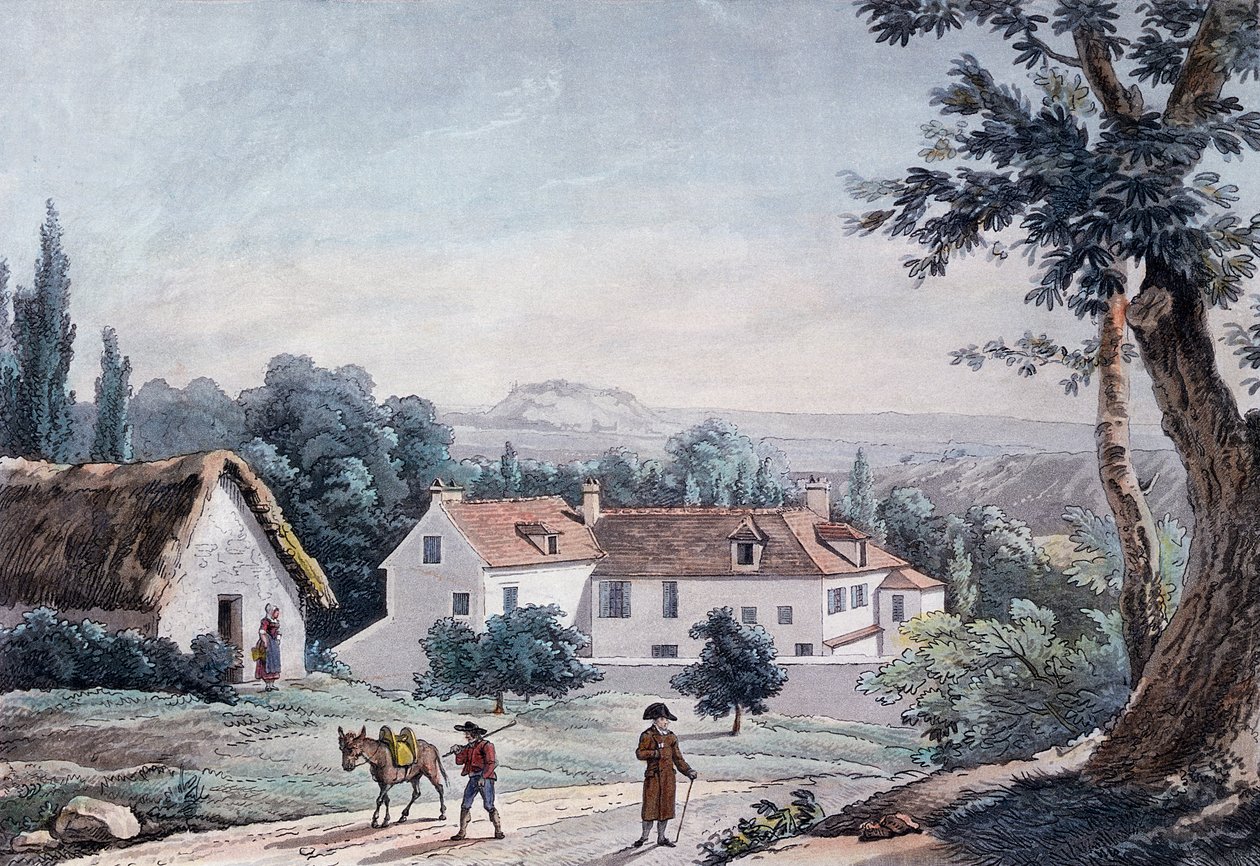 "Eremitaget" på Montmorency av Emile Jean Horace Vernet