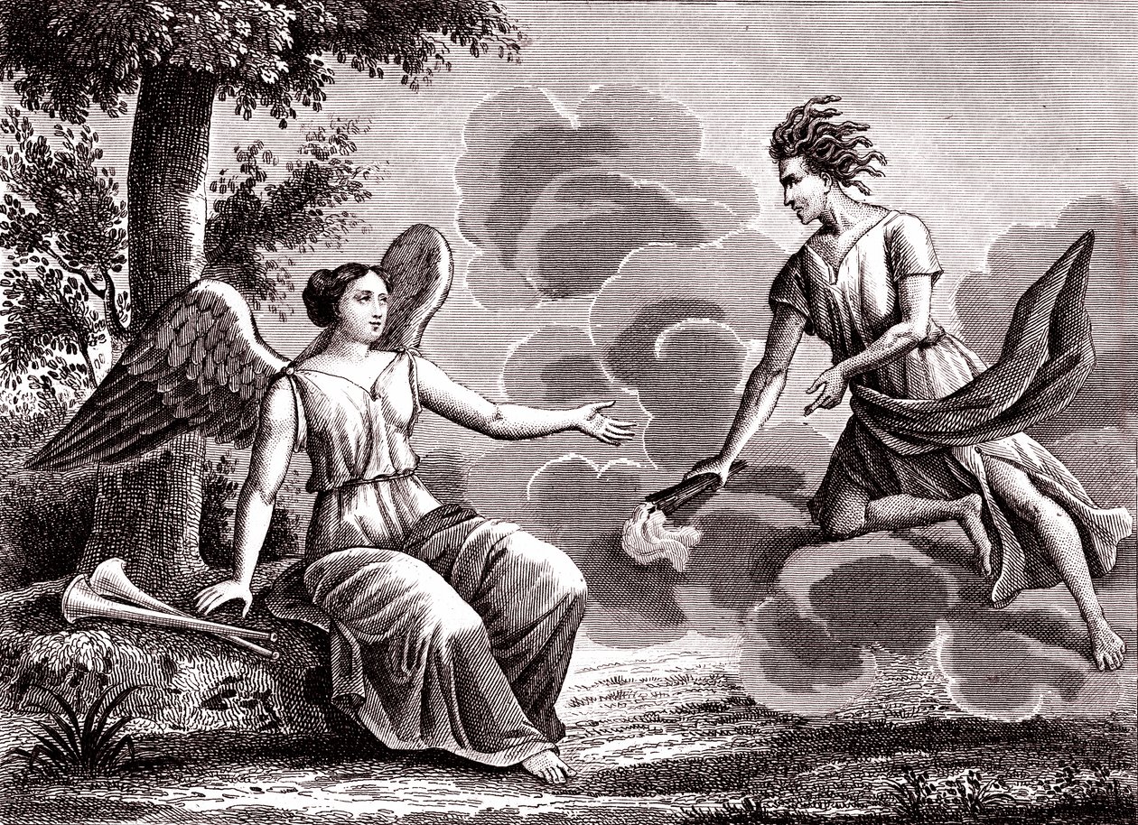 Discorden, Fable av La Fontaine av Emile Joseph Alexandre Gouget