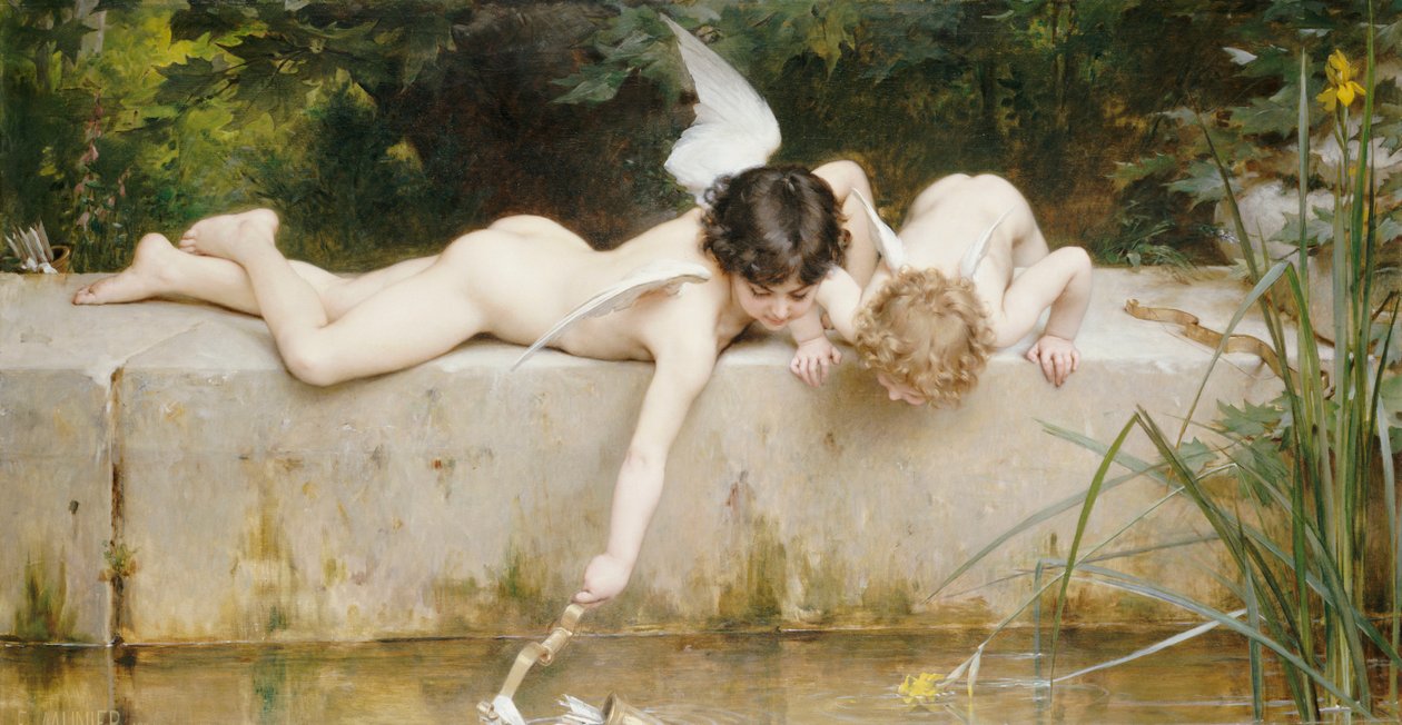 Räddningen, 1894 av Emile Munier