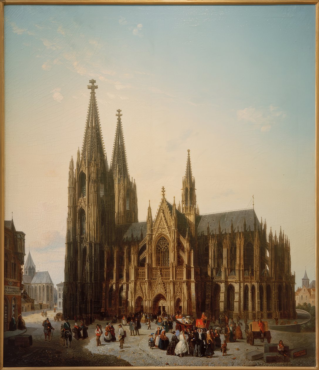 Kölnerdomen väntas stå färdig av Emile Pierre Joseph De Cauwer