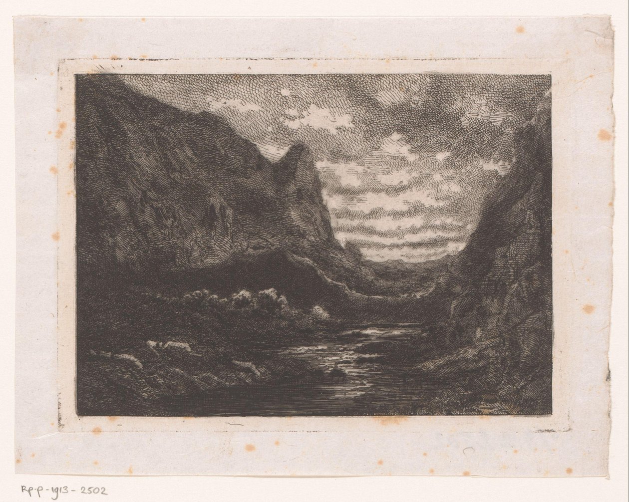 fjällsjö av Emile Puttaert (attributed to)