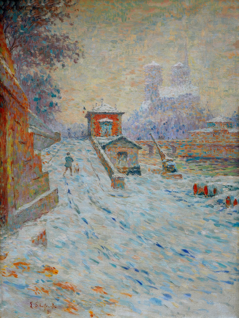 Notre-Dame de Paris (Notre-Dame par la neige eller Notre-Dam) av Emile Schuffenecker
