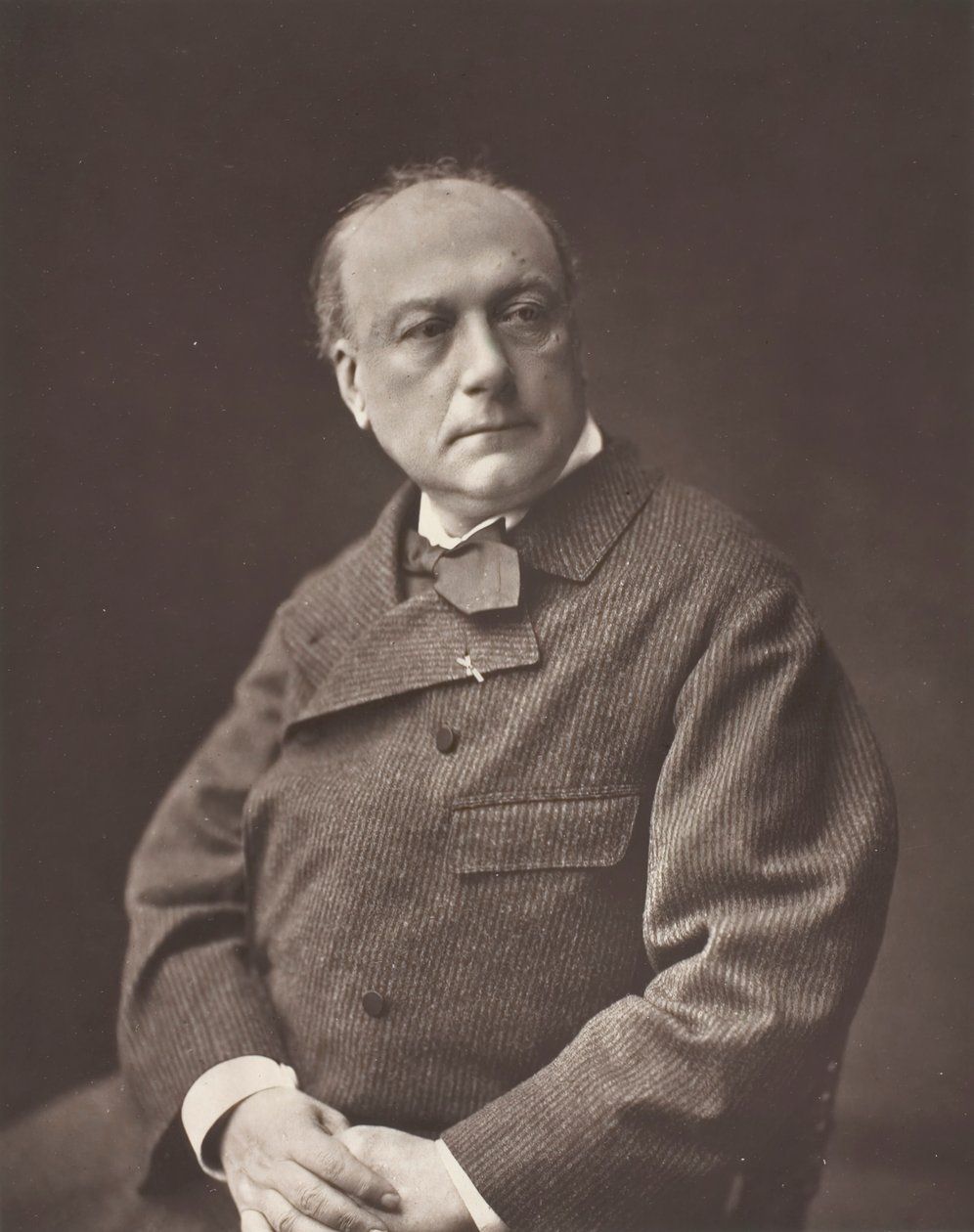Théodore de Banville, [fransk poet och författare], ca. 1876. av Emile Tourtin