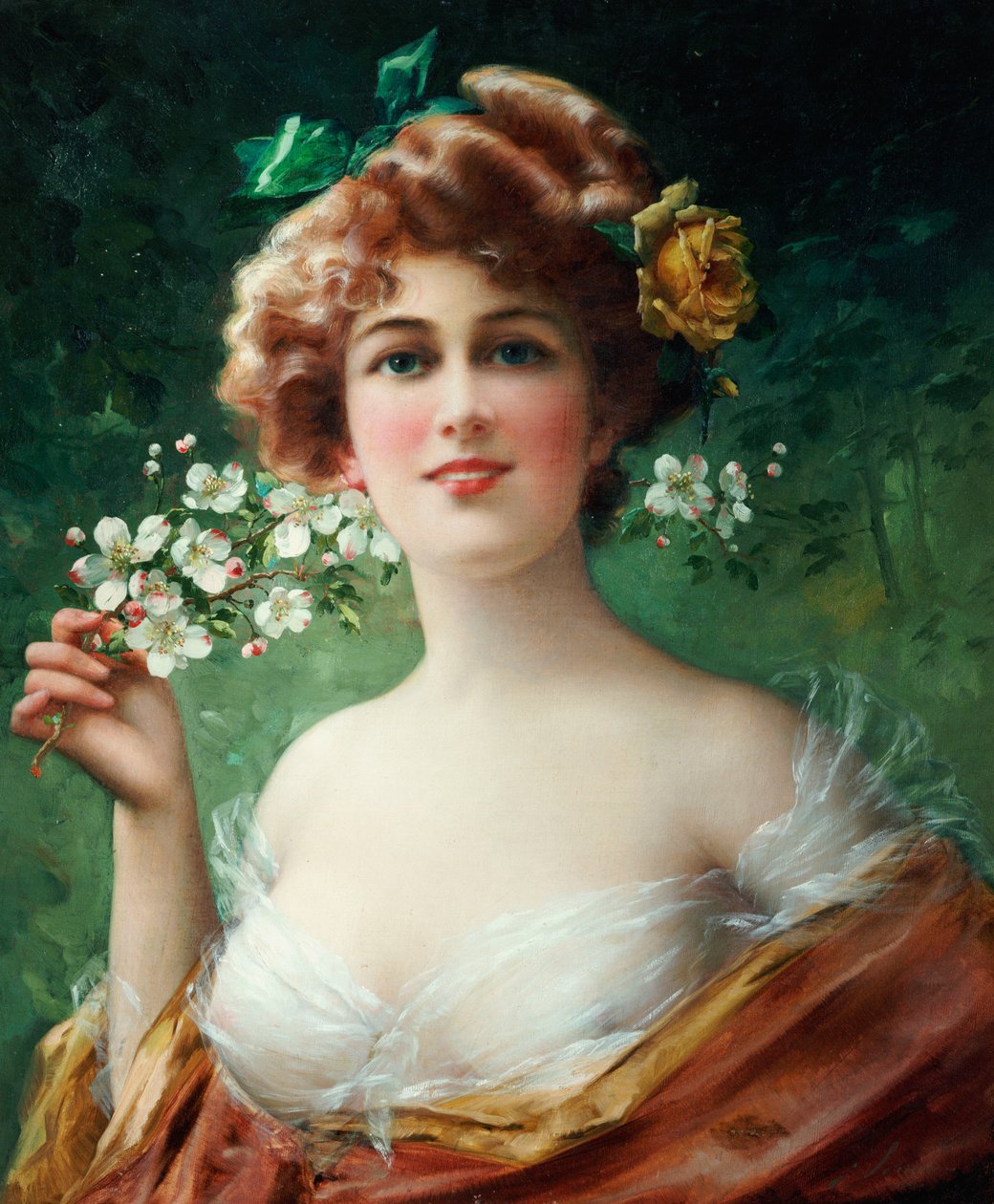 Blommande skönhet av Emile Vernon