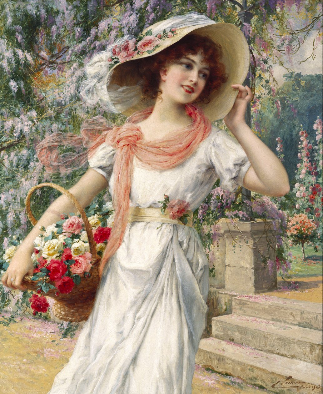 Blomsterträdgården av Emile Vernon