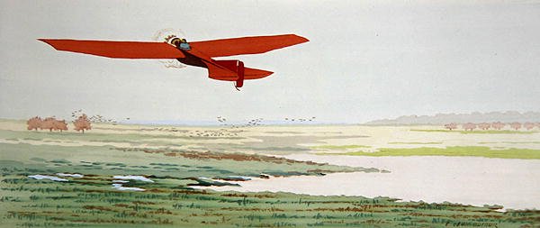 Light Aircraft, utgiven av Mabileau, Paris av Emilien Leon Jean Dufour