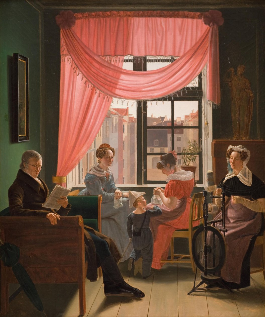 Familjeporträtt av Emilius Ditlev Baerentzen