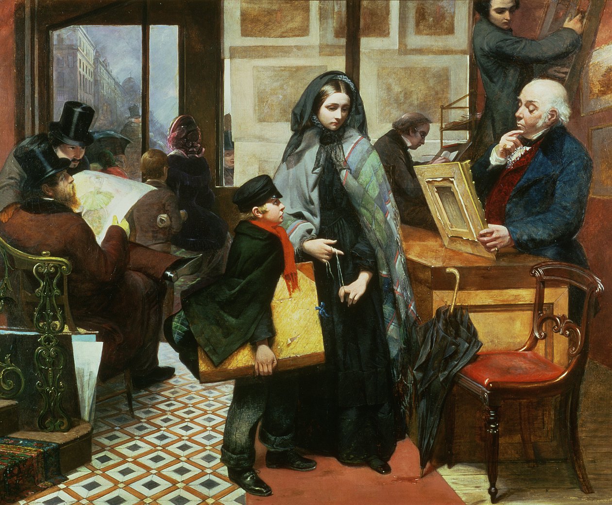 Namnlös och vänlös, 1857 av Emily Mary Osborn