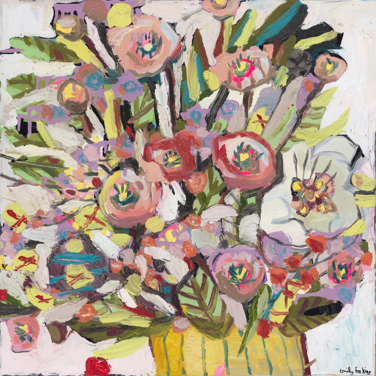 EFK0047, 2018 (olja på duk) av Emily Fox King