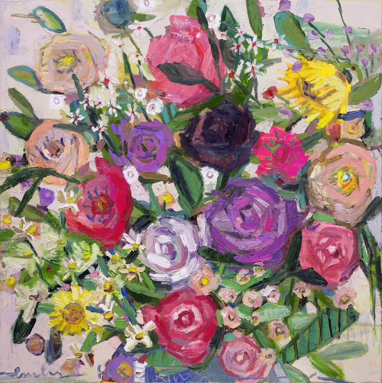 Remembrance, 2023 (olja på duk) av Emily Fox King