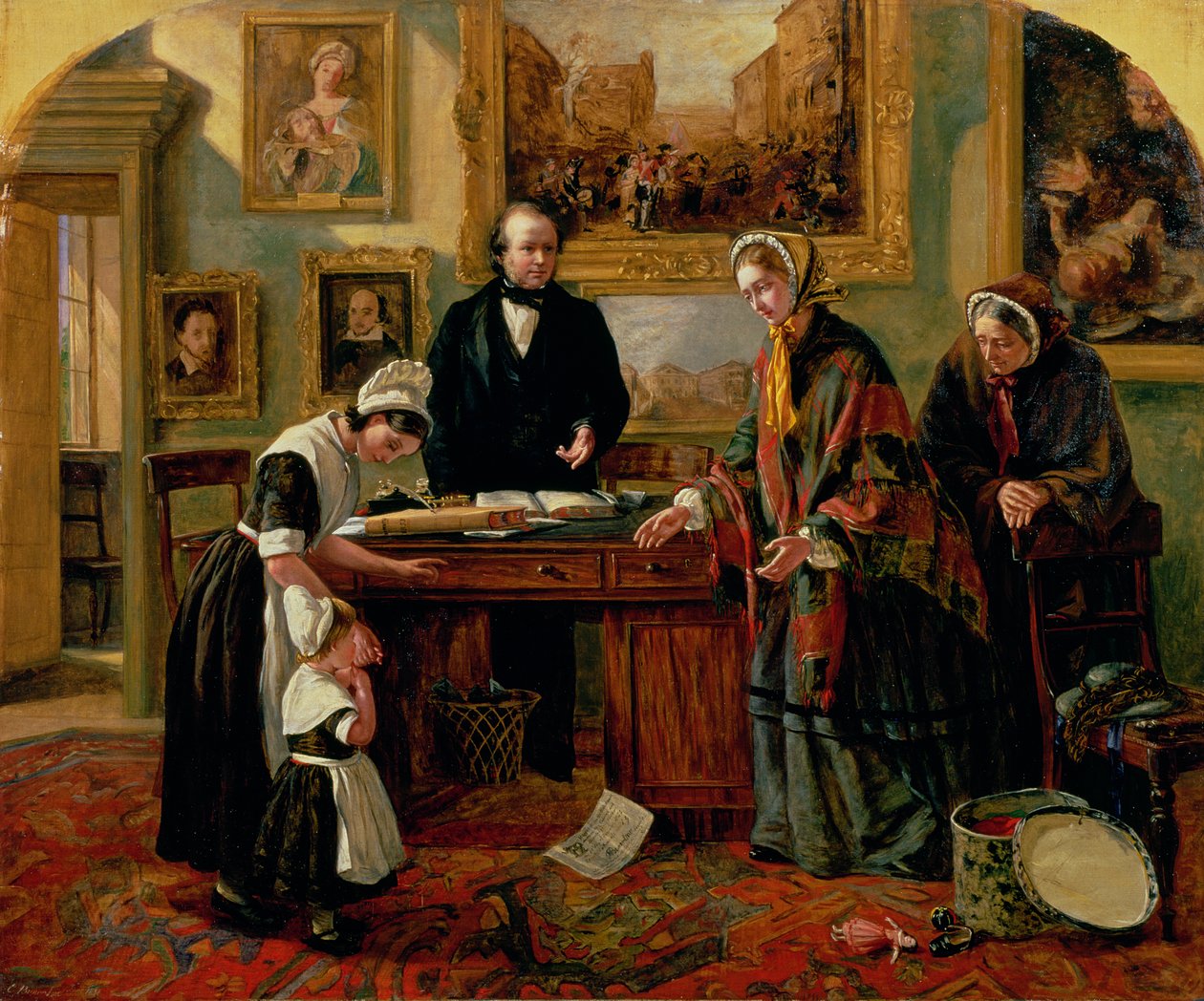 Hittebarnet återställt till sin mor, 1858 av Emma Brownlow