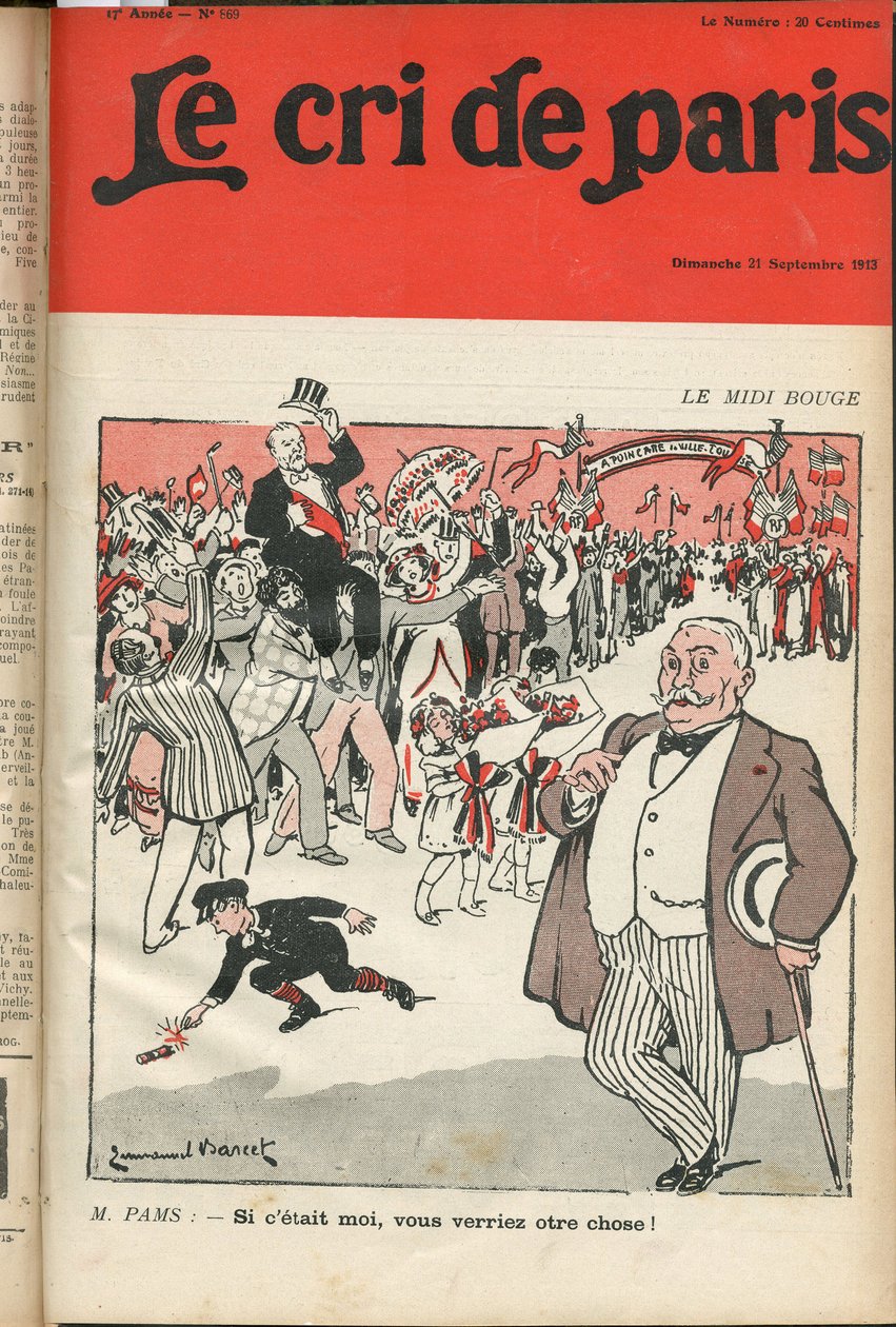 Omslag till "" Le Cri de Paris"" av Emmanuel Barcet