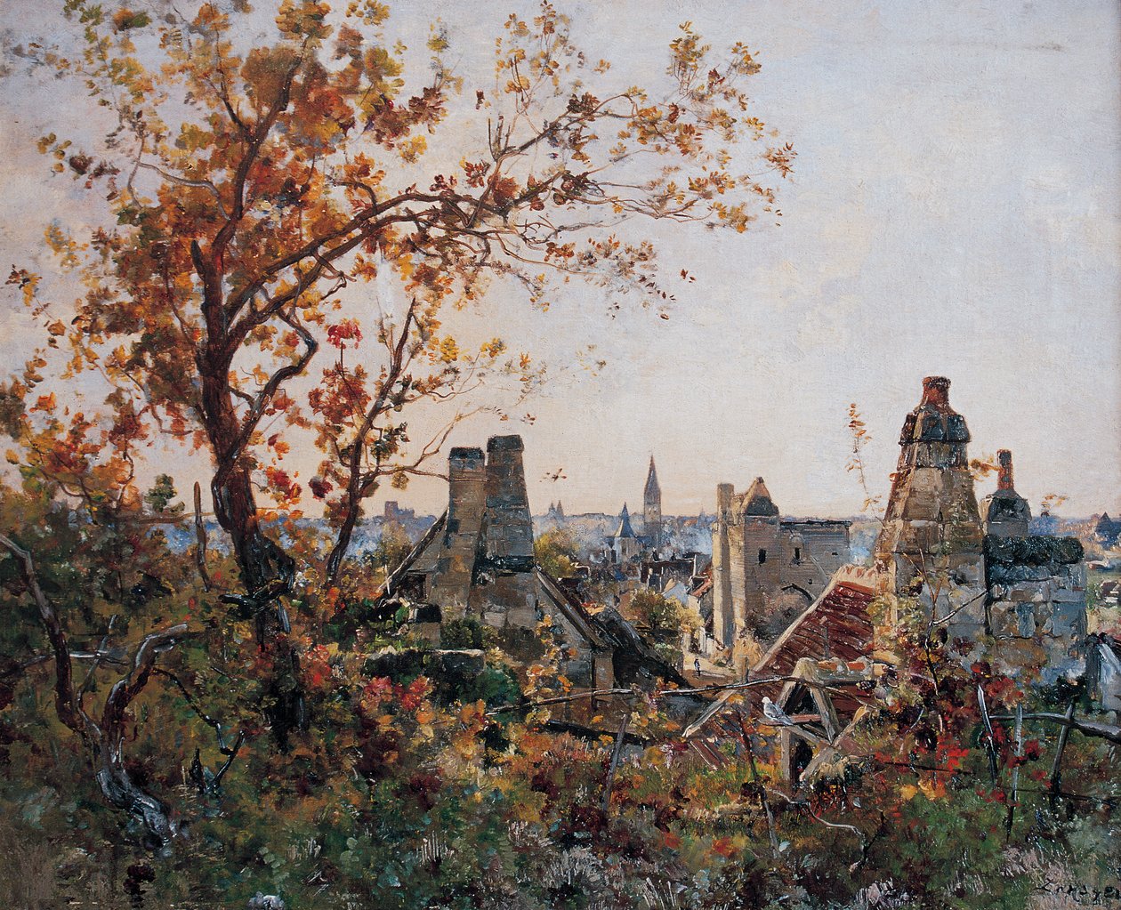 Beaulieu-lès-Loches, oktober 1886 (målning) av Emmanuel Lansyer