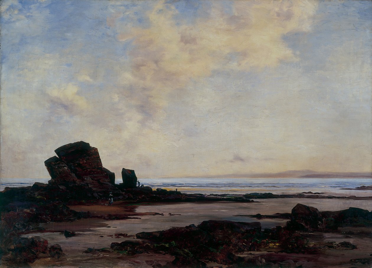 Douarnenez Bay vid lågvatten av Emmanuel Lansyer