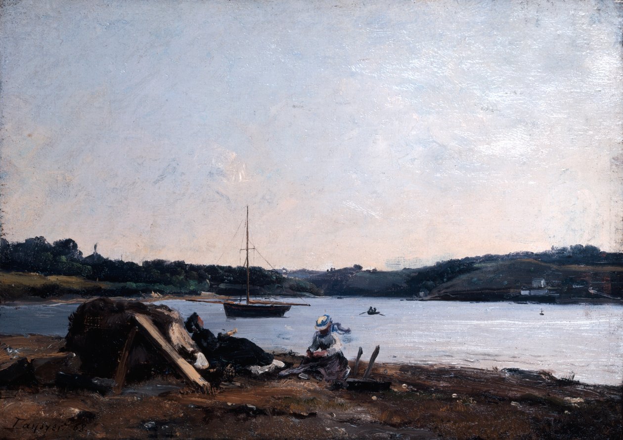 Flodens mynning, 1868. av Emmanuel Lansyer