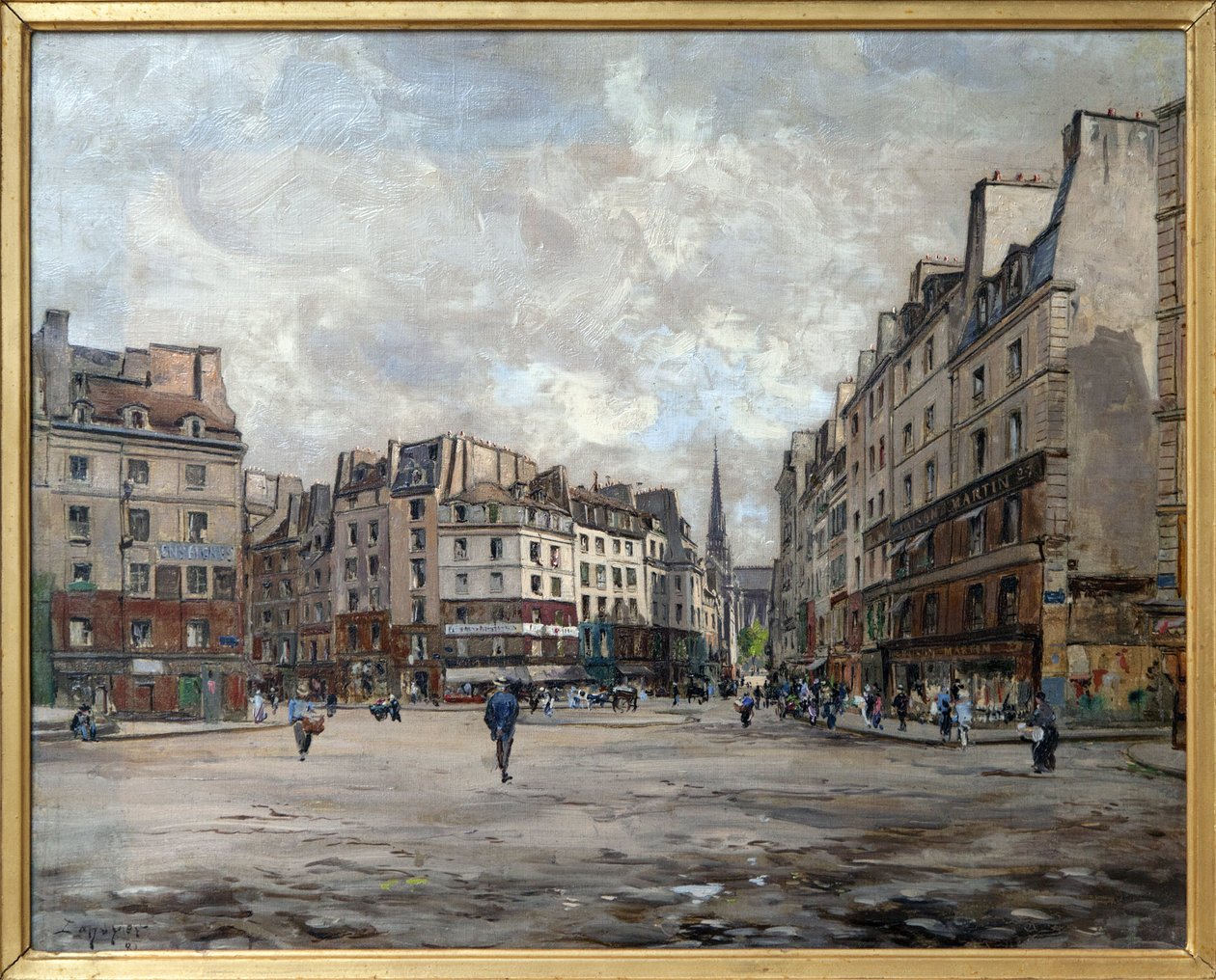 Place Maubert 1888, Painting a l