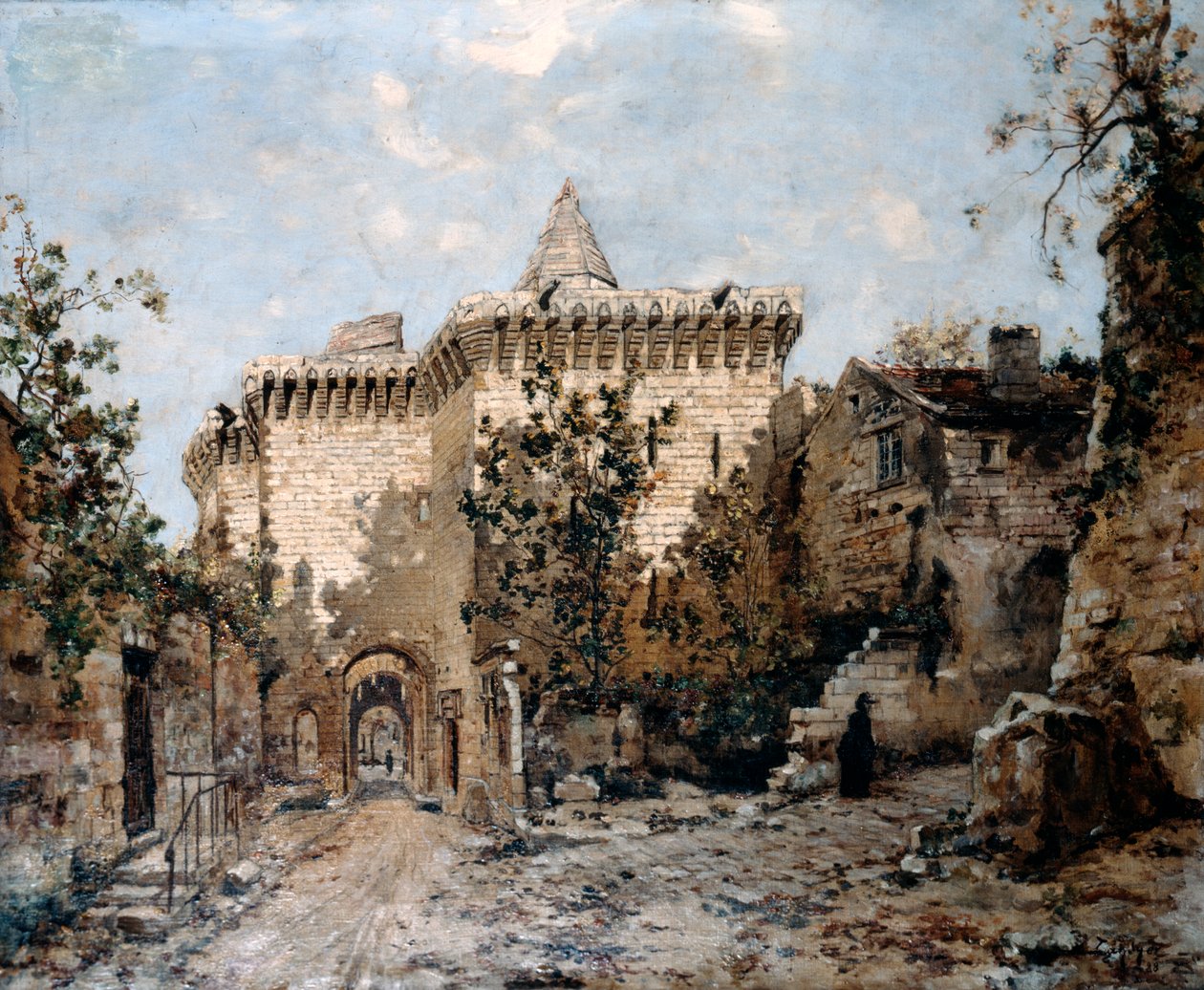 Dörren till Cordelières och slottet, 1891 av Emmanuel Lansyer